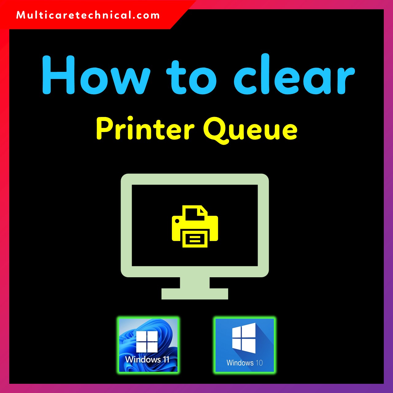 How to clear printer queue in Windows 10 step-by-step guide