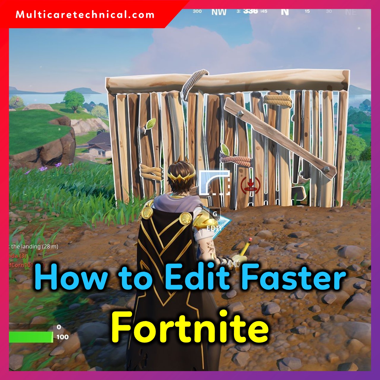how to edit faster in fortnite guide