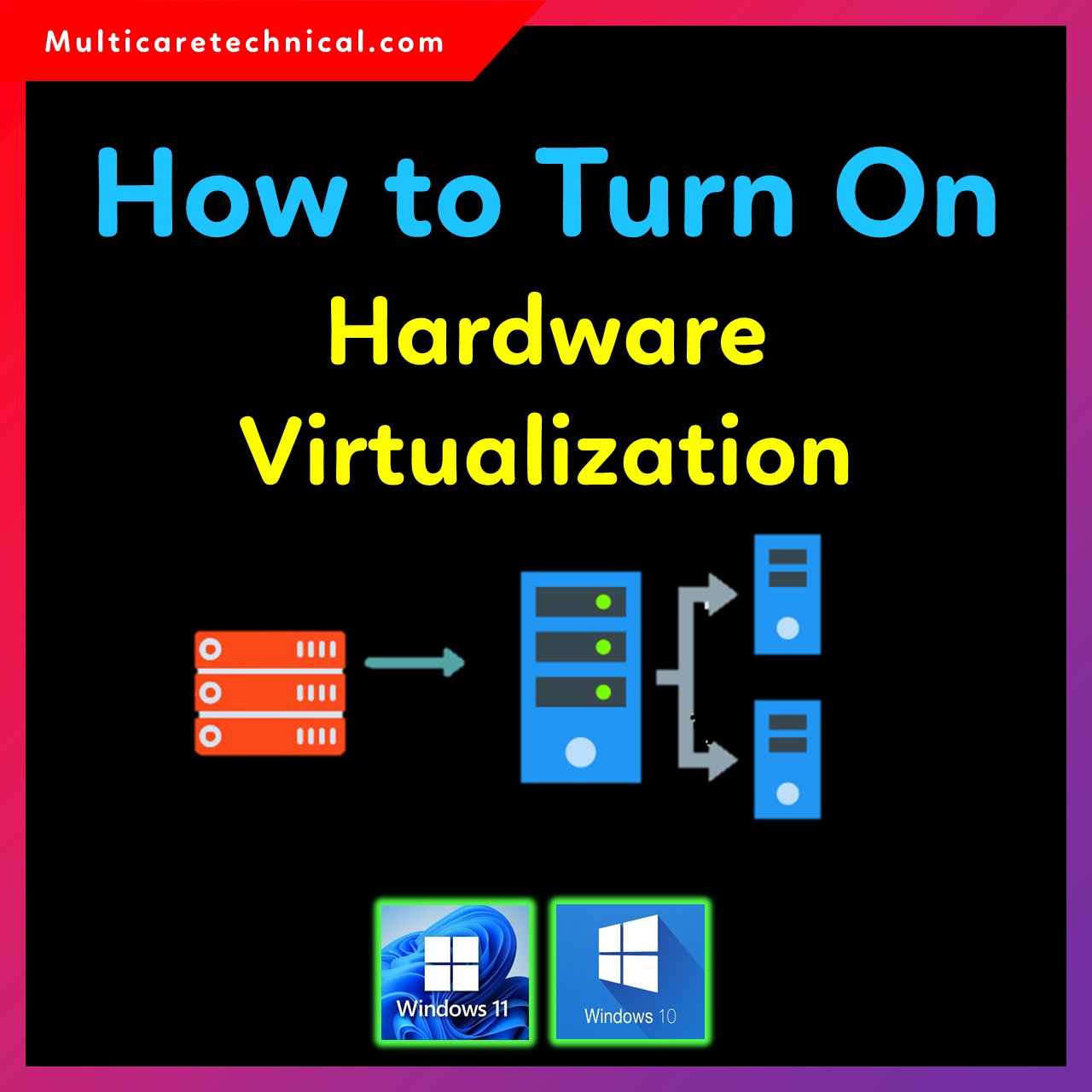 How to turn on hardware virtualization in Windows using BIOS settings