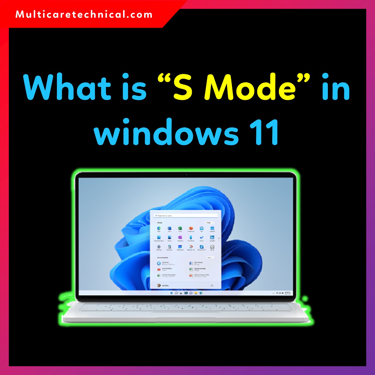 Explanation of what S Mode in Windows 11 means and how it differs from God Mode