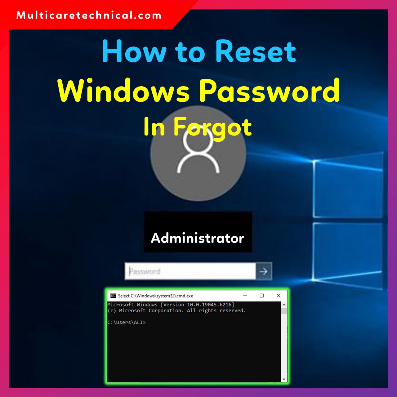 how to reset windows password step-by-step guide