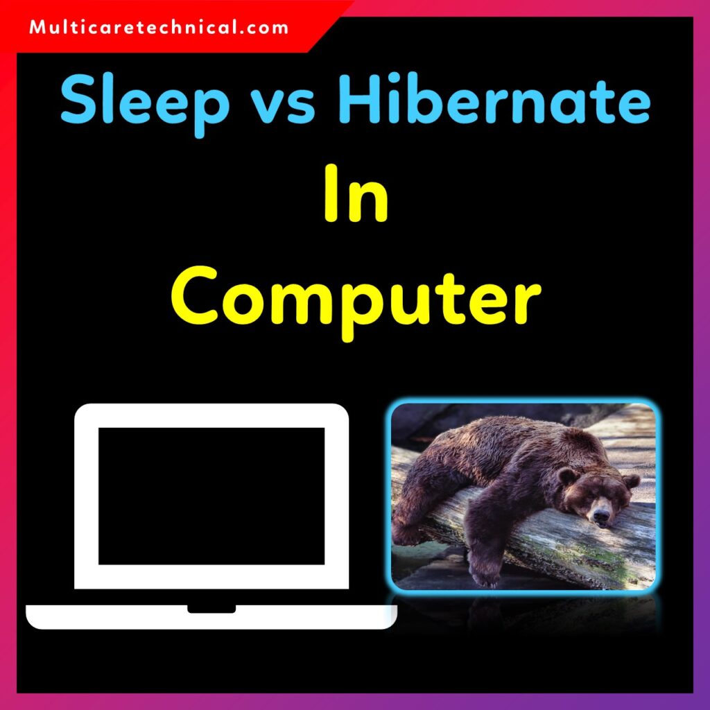 Sleep vs Hibernate in computer