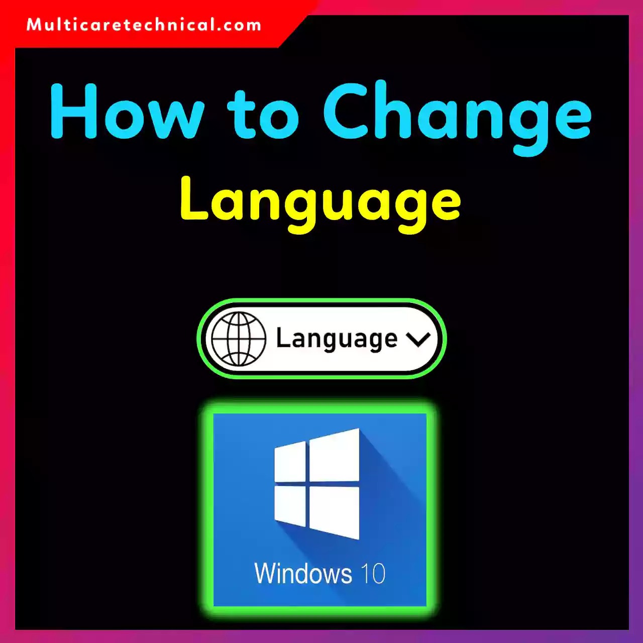 How to change language in Windows 11 settings