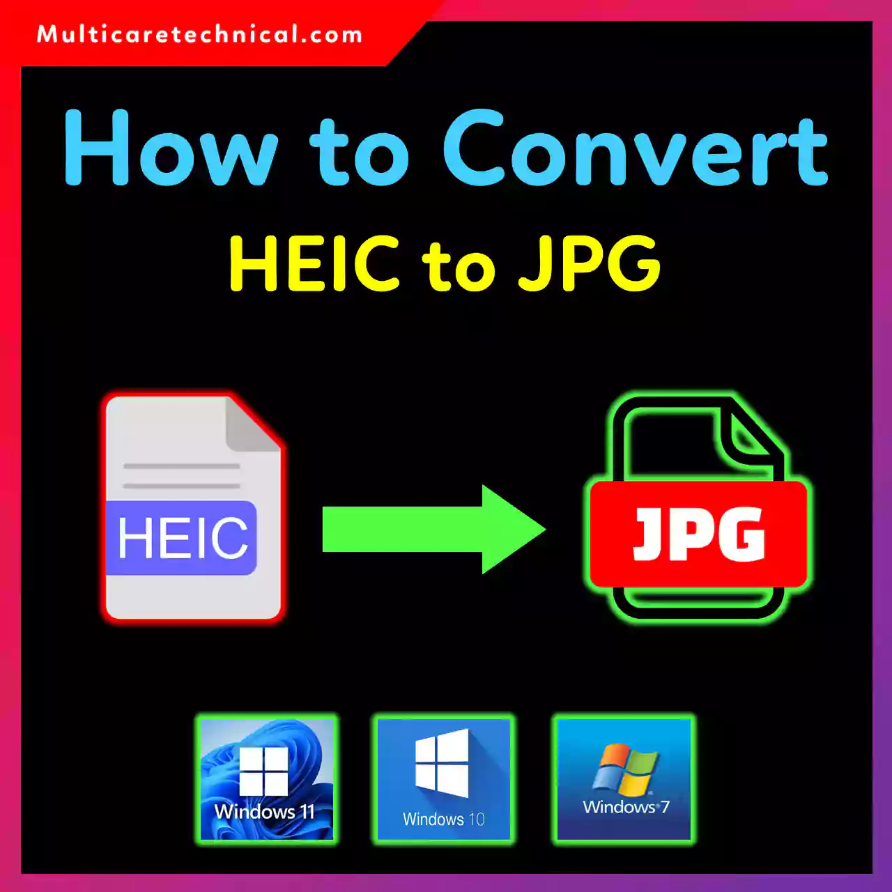 How to convert HEIC to JPG on Windows 10 using MS Paint and online tools