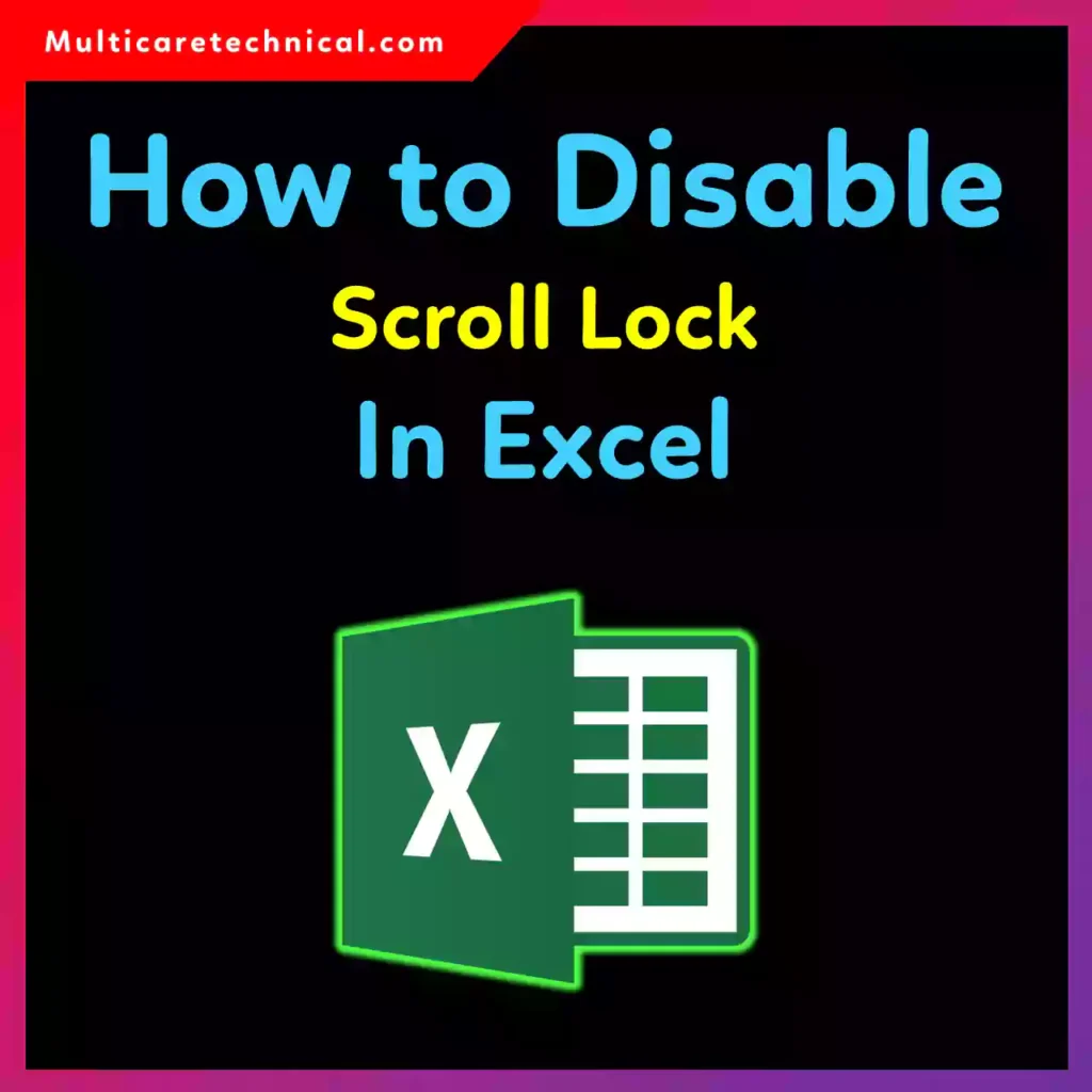 How to disable Scroll Lock in Excel step by step