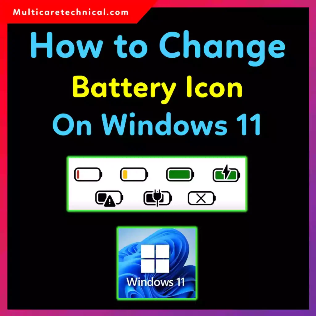How to change Windows 11 battery icon and show battery percentage on taskbar