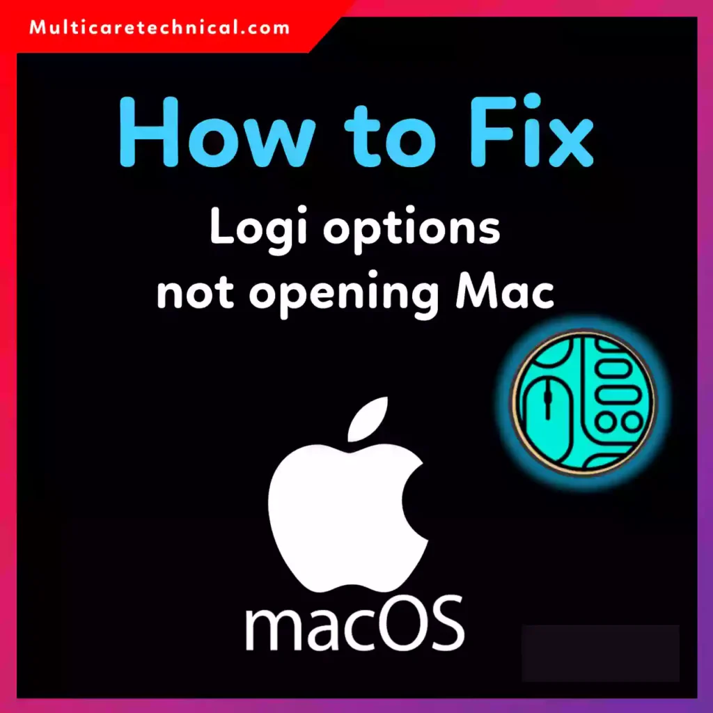 Logi Options not opening on MacBook error fix screen