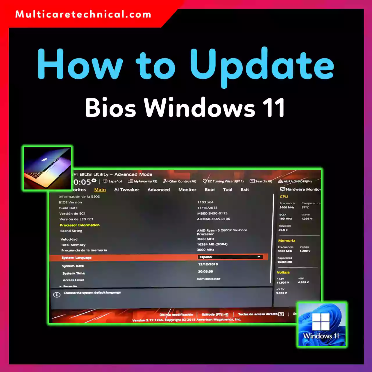 How to update BIOS on Windows 11 laptop safely step by step