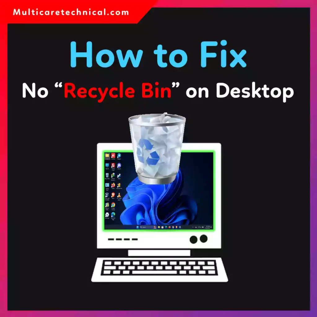 Where is the Recycle Bin in Windows 11 desktop and file path location guide