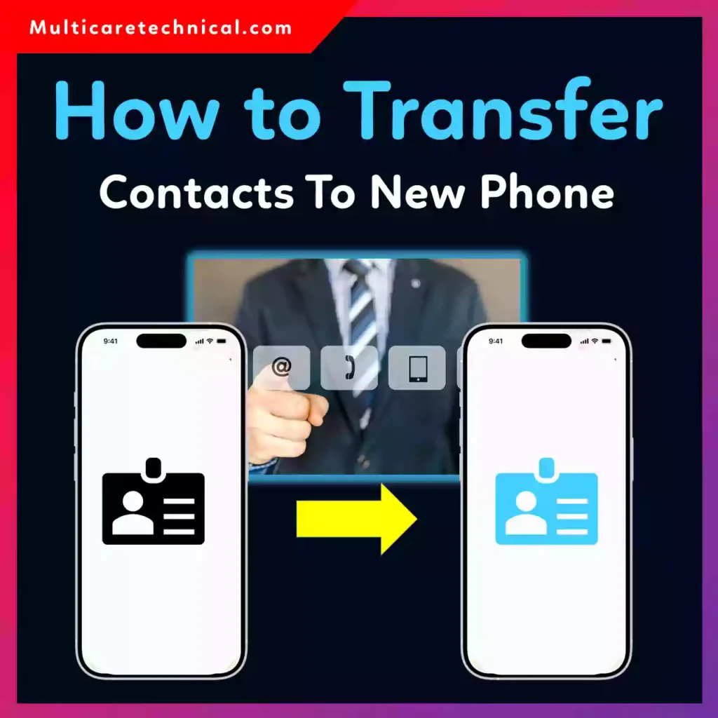 Transfer contacts to new phone Android iPhone step by step guide without old phone