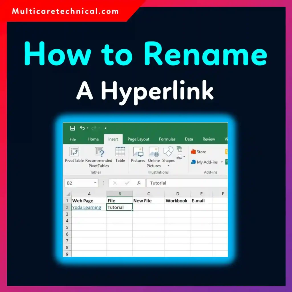 Edit hyperlink in Excel Word Outlook PowerPoint Mac tutorial