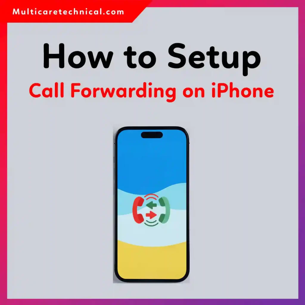 How to enable call forwarding on iPhone settings screen
