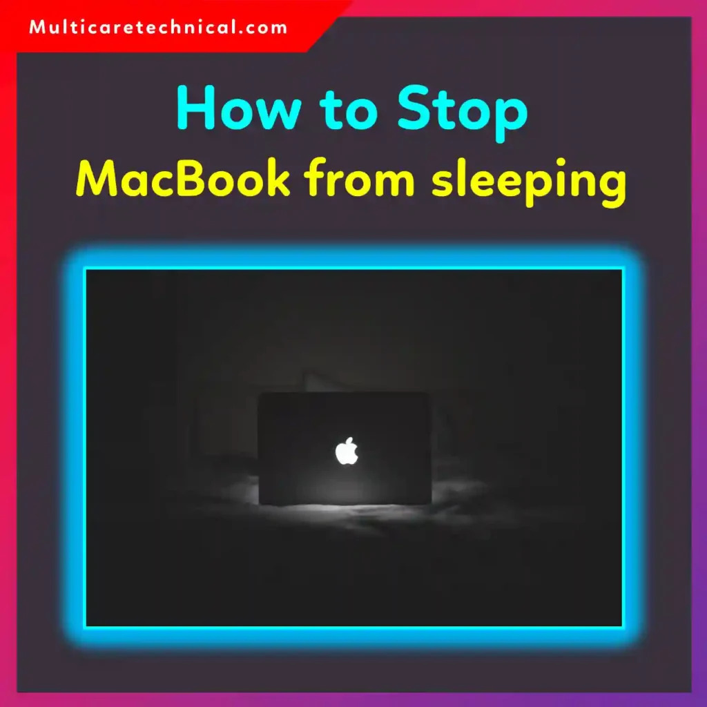 MacBook display showing sleep settings disabled on macOS with battery and power options open