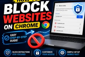 How to block websites on Chrome mobile Android iPhone and laptop devices