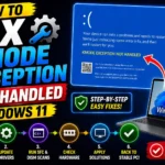 How to Fix KMODE Exception Not Handled Windows 11 (2026 Complete Guide)