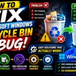 How to Fix Microsoft Windows Recycle Bin Bug (2026 Complete Guide)