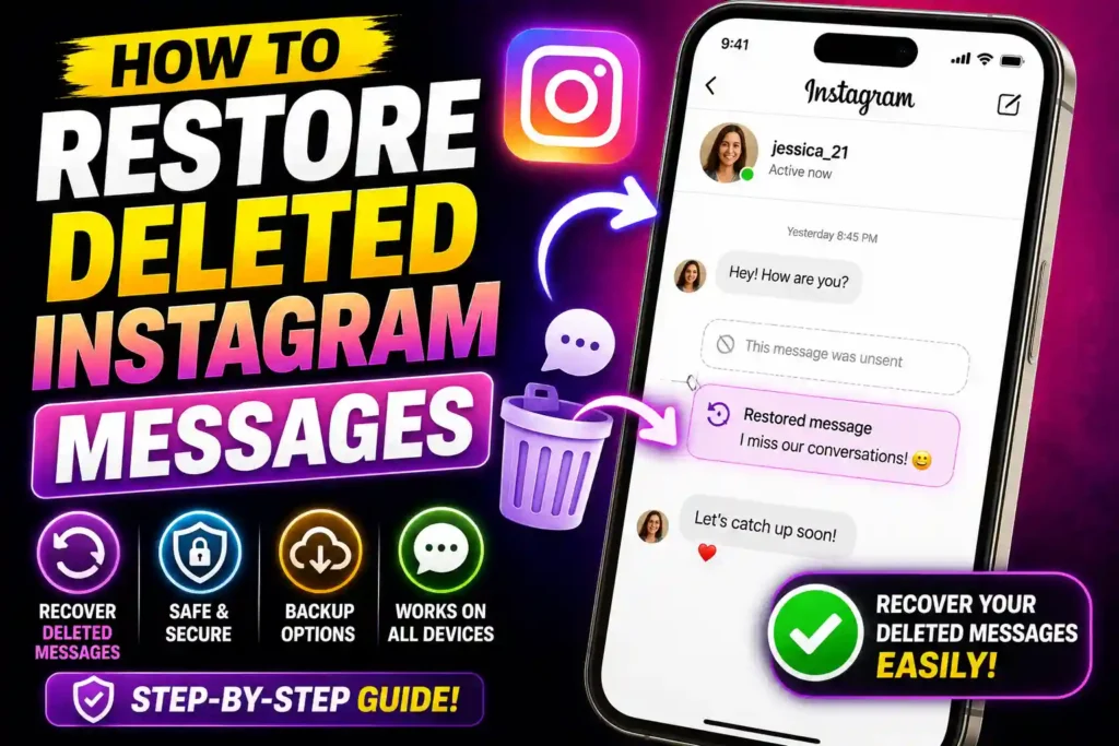 How to restore deleted Instagram messages on iPhone and Android step-by-step guide