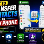 How to Transfer Contacts to New Phone: Complete Guide for Android and iPhone