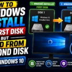 Windows Installed on First Disk but Boots From Second Disk in Windows 10 – Fix Guide