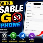 How to Disable 5G on iPhone (2026 Guide) – Save Battery and Use LTE