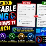How to Disable Bing Windows 11 Search (2026 Guide) – Remove Web Results