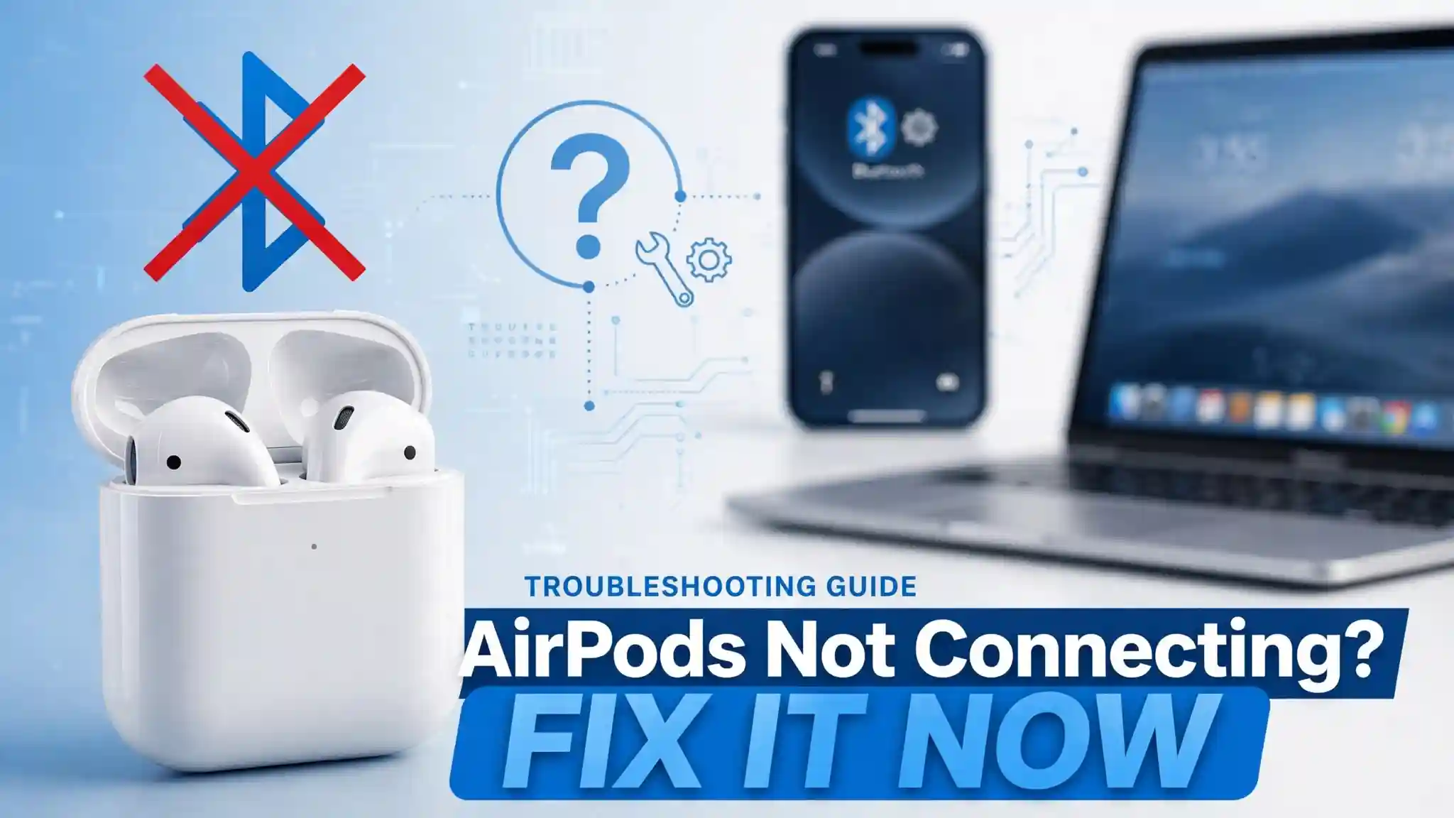 How to fix AirPods not connecting to an iPhone, Mac, or Windows 11 PC using Bluetooth troubleshooting and pairing solutions.